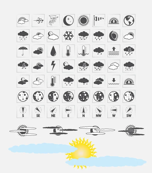 天气图标 — 图库矢量图片