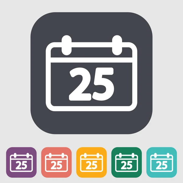 Pictogram van de kalender — Stockvector