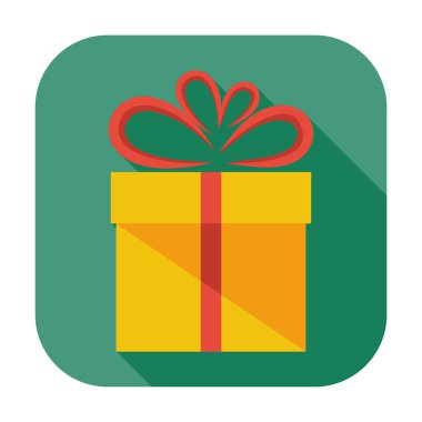 Christmas illüstrasyon hediye kutusu.