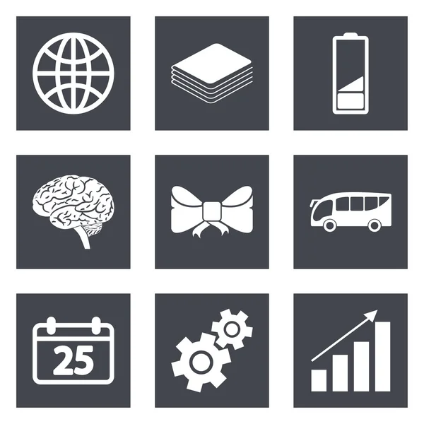 Icons for Web Design and Mobile Applications set 5 — Stock Vector