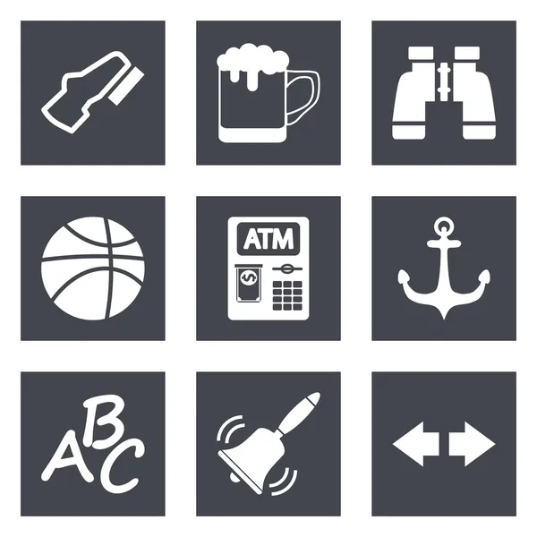 Conjunto de iconos para diseño web y aplicaciones móviles 4 — Archivo Imágenes Vectoriales