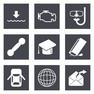 17 web tasarım Icons set