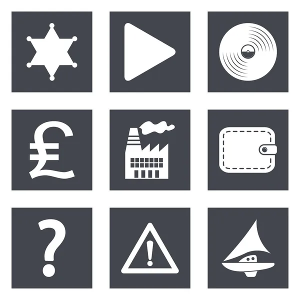 Conjunto de iconos para diseño web 24 — Vector de stock