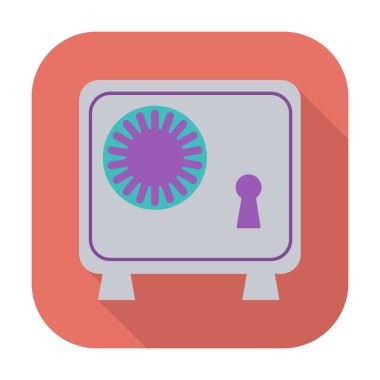 Banka güvenli simgesi.