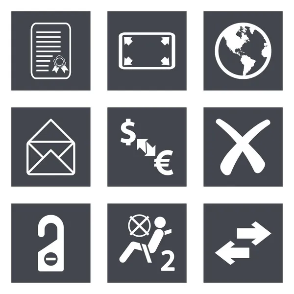 Iconos para Diseño Web set 32 — Vector de stock