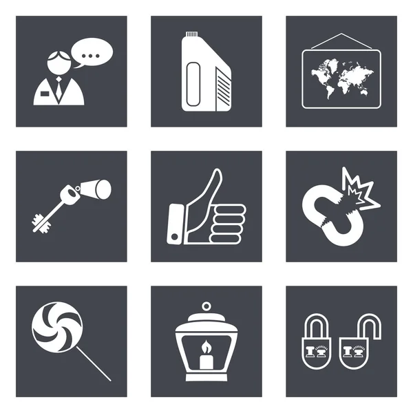 Icons for Web Design set 35 — Stock Vector