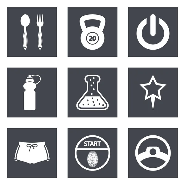 Symbole für Webdesign-Set 41 — Stockvektor