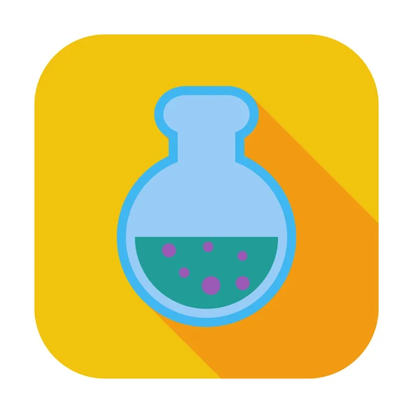 Chemisty flat icon — Stock Vector