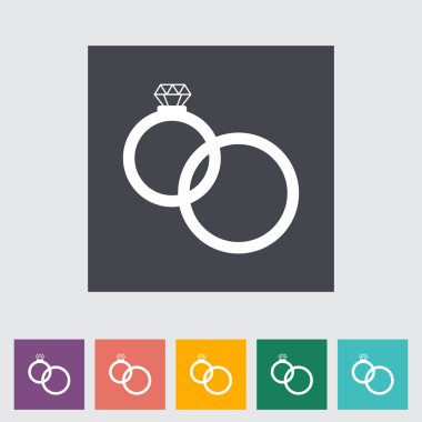 Evlilik yüzükleri.