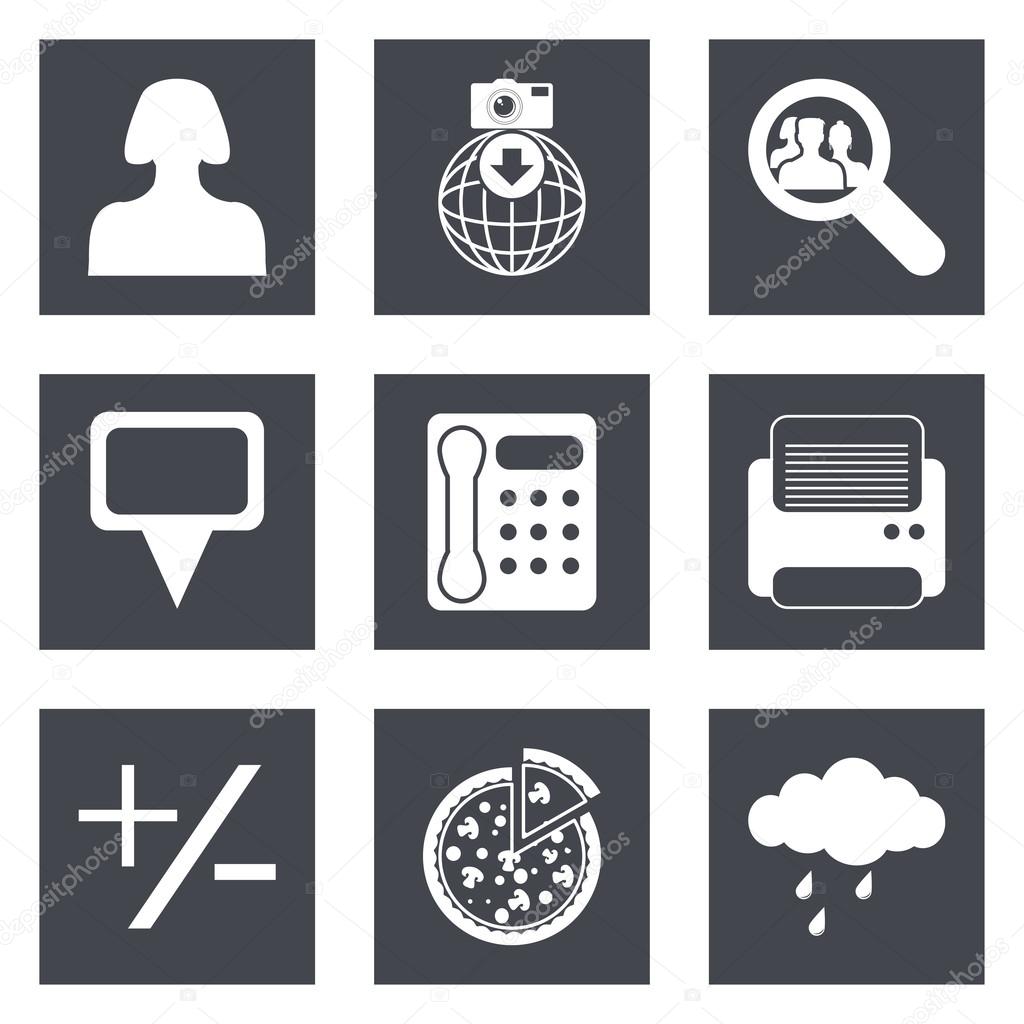 Icons for Web Design set 49