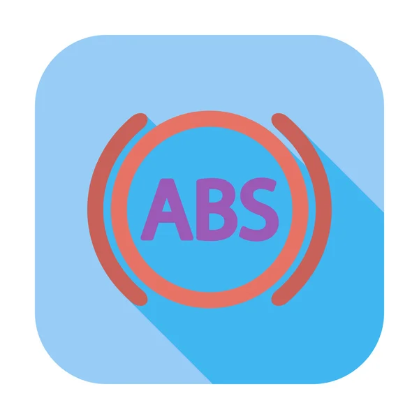 ABS flat single icon. — Stock Vector