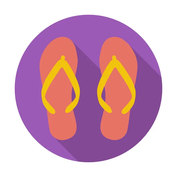 Zapatillas de playa — Vector de stock