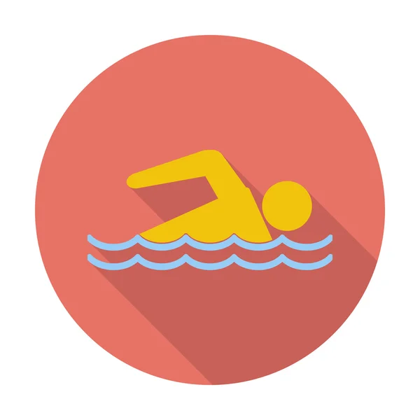 Icono de piscina . — Vector de stock