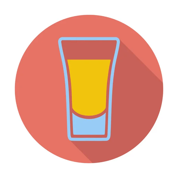 Shot drink — Stock Vector