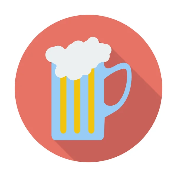 Beer flat icon — Stock Vector