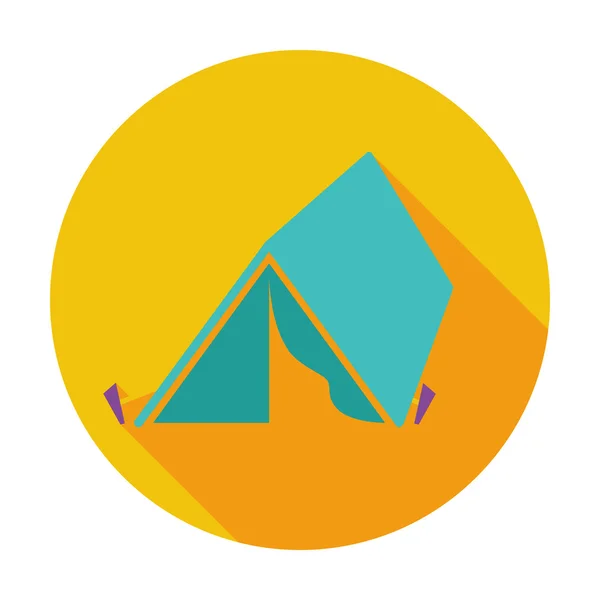 Tente touristique — Image vectorielle
