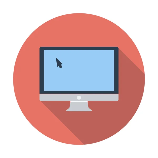 Icono del monitor . — Vector de stock