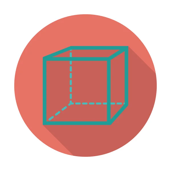 Геометричні куб . — стоковий вектор