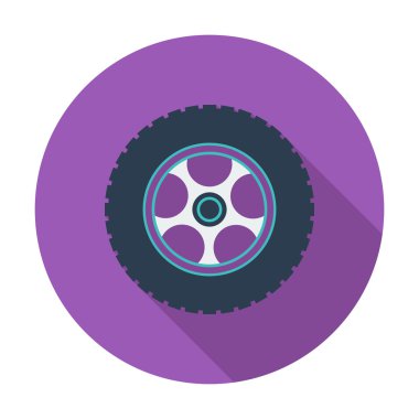 simge araba tekerleği.