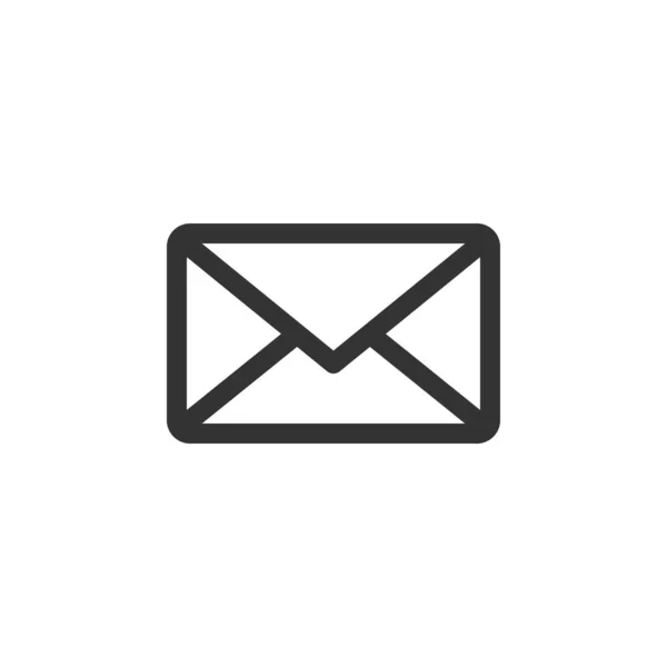 Envelope related vector glyph icon — Stock Vector