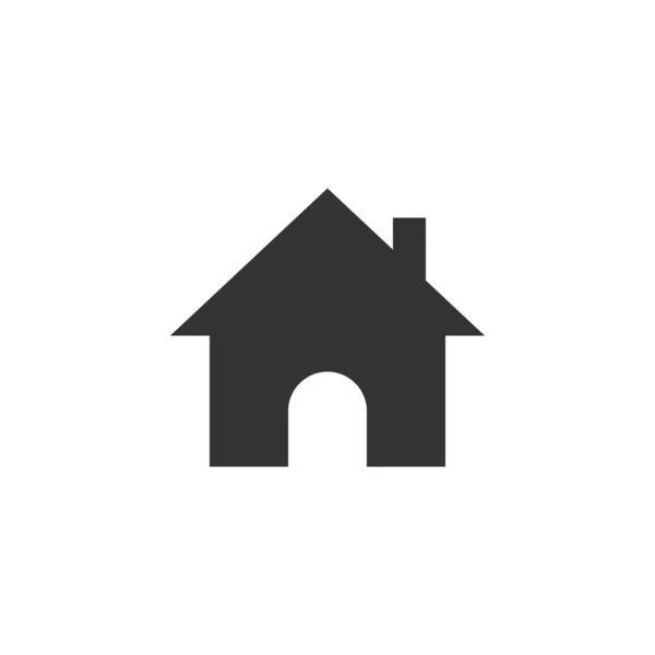 Huis gerelateerde vector glyph icoon. — Stockvector