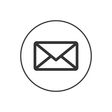 Zarfla ilgili vektör simgesi