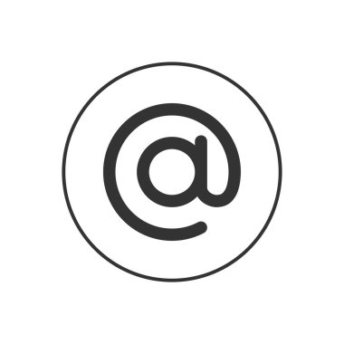 Arroba Düğme İşareti.