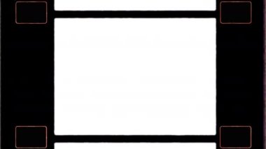 4K Otantik 16mm Sprocket Hole ve Film Kenar Fişeği ile Film Çerçevesi