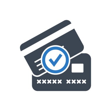 Kredi Kartıyla ilgili vektör simgesi