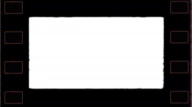 4K Otantik Özel Çerçeve Film Çerçevesi Sprocket Deliği ve Film Kenar Fişeği