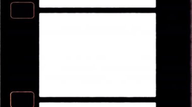 4K Otantik 16mm Sprocket Hole ve Film Kenar Fişeği ile Film Çerçevesi