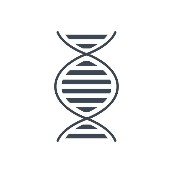 DNA-gerelateerd vectorglyph-pictogram — Stockvector