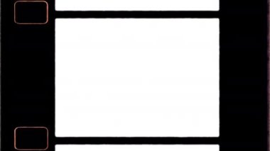 4K Otantik 16mm Sprocket Hole ve Film Kenar Fişeği ile Film Çerçevesi