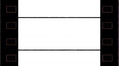 4K Otantik 35mm Sprocket Hole ve Film Kenar Fişeği ile Film Çerçevesi
