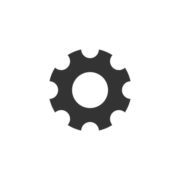 Значок Glyph Vector Символ Настройки Приложений Веб Сайтов Механизм Black — стоковый вектор