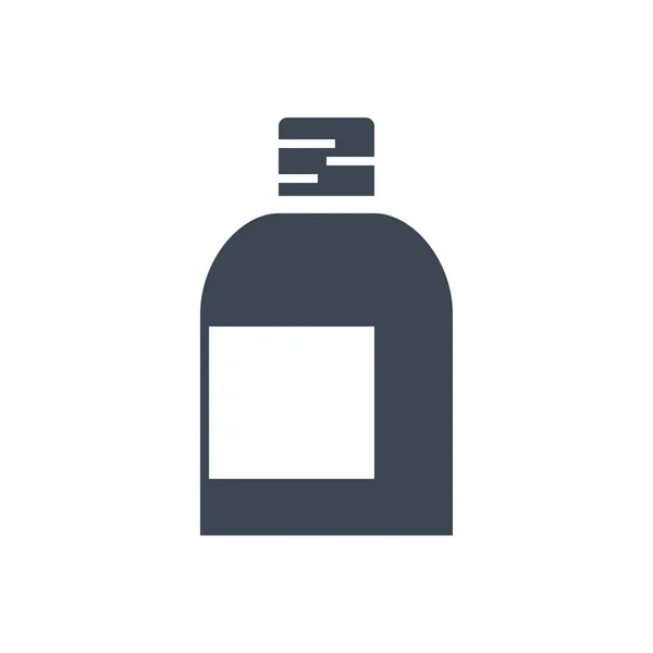 Medical Bottle Related Vector Glyph Icon Bottle Sign Drugs Icon — 스톡 벡터