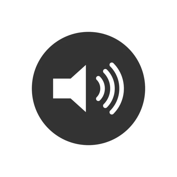 Значок Вектора Звукового Динамика Приложений Веб Сайтов Знак Оратора Символ — стоковый вектор