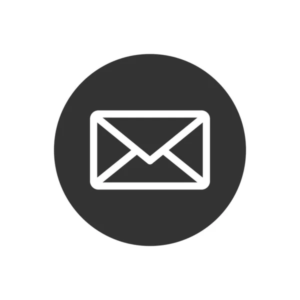 Envelop Gerelateerde Vector Glyph Icoon Mail Icon Vector Voor Web — Stockvector