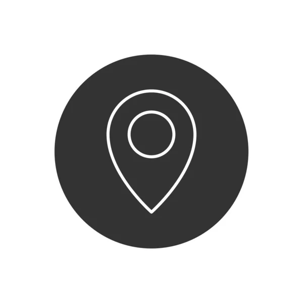 Map Pin Related Line Vector Icons Modern Map Markers Location — Image vectorielle