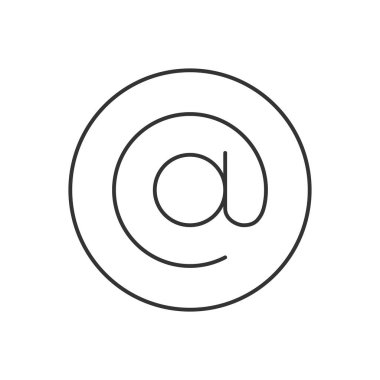 Arroba Düğme İşareti.