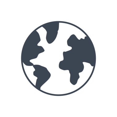 Dünya ile ilgili vektör simgesi