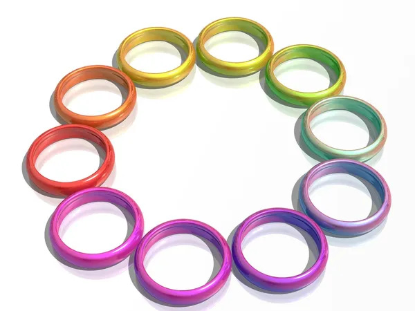 The terms of the rings — Stock Photo, Image