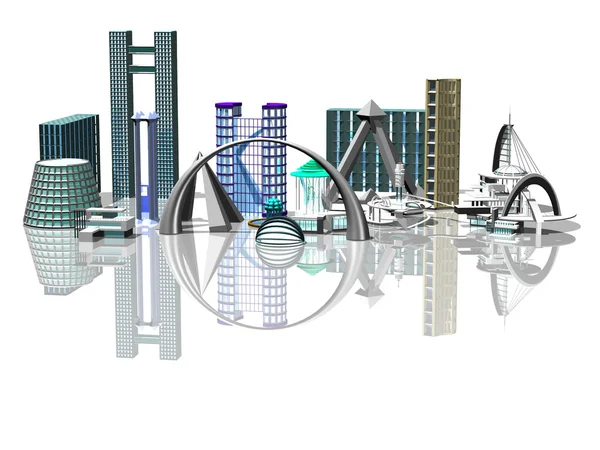 3d city — Stock Photo, Image