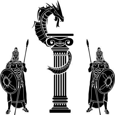 savaşçılar ve dragon