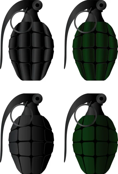 Grenades — Stock Vector