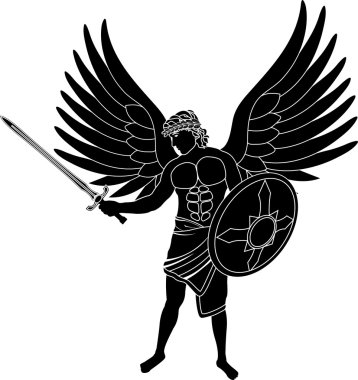 Angel vector stock vector