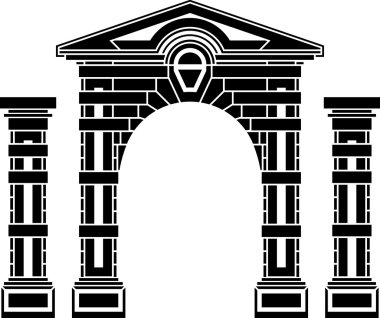 fantezi arch ve sütunlar