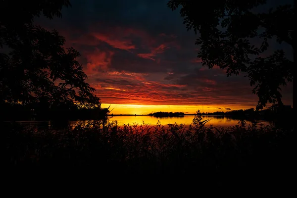 Stunning View Sunset Baltic Sea — Stock Photo, Image