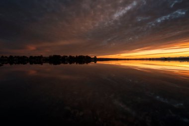 Baltık Denizi 'nde güzel bir gün batımı