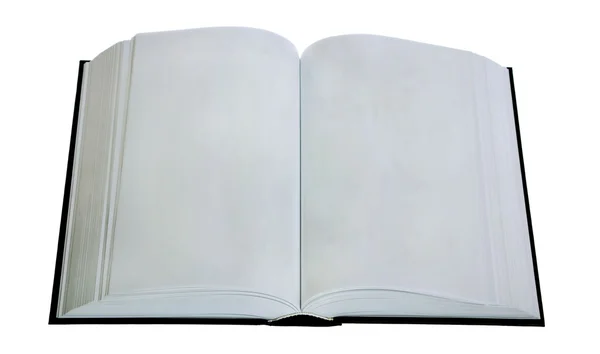 Libro isolato su sfondo bianco — Foto Stock